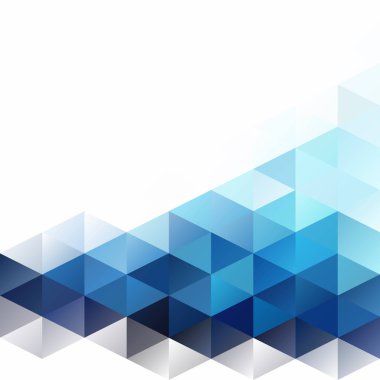 Mavi Izgara Mozaik Arkaplan, Yaratıcı Tasarım Şablonları