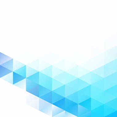 Mavi Izgara Mozaik Arkaplan, Yaratıcı Tasarım Şablonları