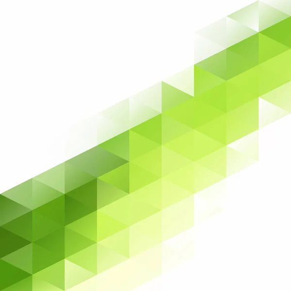 Fundo Mosaico Grade Verde Modelos Design Criativo — Vetor de Stock