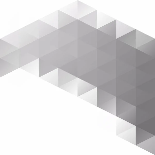 Grauweißer Grid Mosaik Hintergrund Kreative Design Vorlagen — Stockvektor