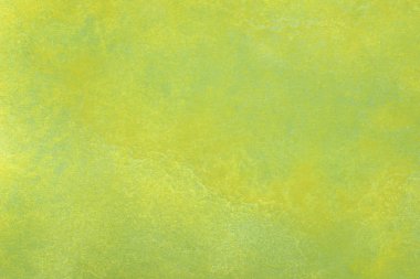 Soyut el boyalı sarı yeşil suluboya splash beyaz kağıt arka planda, yaratıcı tasarım şablonları