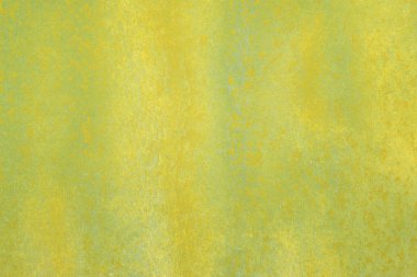 Soyut el boyalı sarı yeşil suluboya splash beyaz kağıt arka planda, yaratıcı tasarım şablonları