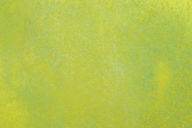 Soyut el boyalı sarı yeşil suluboya splash beyaz kağıt arka planda, yaratıcı tasarım şablonları