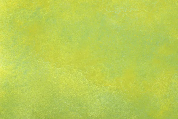 Abstrakt Håndmalet Gul Grøn Akvarel Stænk Hvidt Papir Baggrund Kreativt - Stock-foto