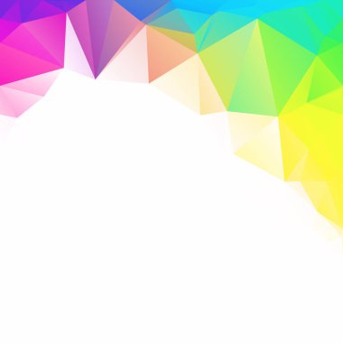 Renkli poligonal mozaik arka plan yaratıcı tasarım şablonları