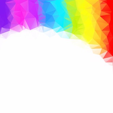 Renkli poligonal mozaik arka plan yaratıcı tasarım şablonları