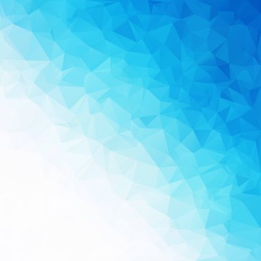 mavi çokgen mozaik arkaplan, yaratıcı tasarım şablonları