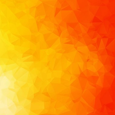 Turuncu poligonal mozaik arka plan yaratıcı tasarım şablonları