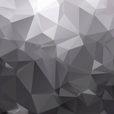 Siyah poligonal mozaik arka plan, yaratıcı tasarım şablonları