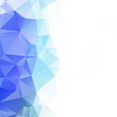 mavi çokgen mozaik arkaplan, yaratıcı tasarım şablonları