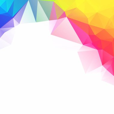 Renkli poligonal mozaik arka plan yaratıcı tasarım şablonları