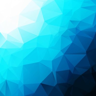 mavi çokgen mozaik arkaplan, yaratıcı tasarım şablonları
