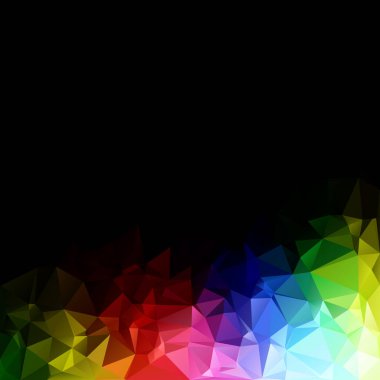 Renkli poligonal mozaik arka plan yaratıcı tasarım şablonları