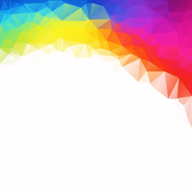 Renkli poligonal mozaik arka plan yaratıcı tasarım şablonları