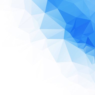 mavi çokgen mozaik arkaplan, yaratıcı tasarım şablonları