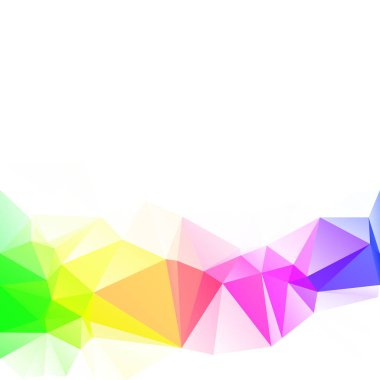 Renkli poligonal mozaik arka plan yaratıcı tasarım şablonları