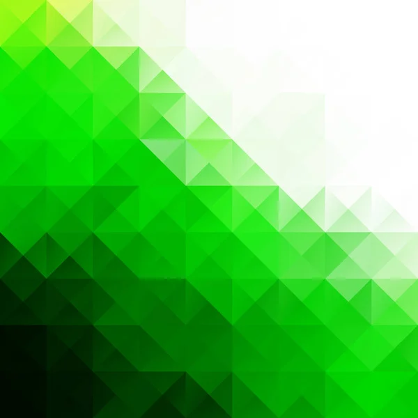 Green Grid Mosaic Background Creative Design Templates — Stock Vector