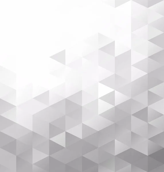 灰色の白いモザイクの背景 創造的なデザインのテンプレート — ストックベクタ
