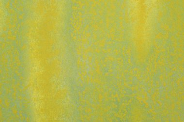 Soyut el boyalı sarı yeşil suluboya splash beyaz kağıt arka planda, yaratıcı tasarım şablonları