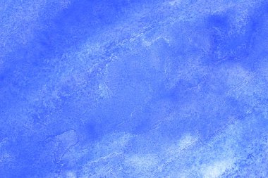 Beyaz arka planda mavi suluboya tam kare görüntü