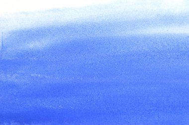 Beyaz arka planda mavi suluboya tam kare görüntü