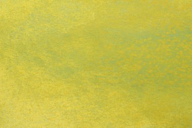 Soyut el boyalı sarı yeşil suluboya splash beyaz kağıt arka planda, yaratıcı tasarım şablonları