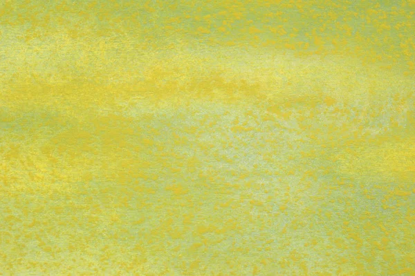 Abstrato Pintado Mão Amarelo Verde Respingo Aquarela Fundo Papel Branco — Fotografia de Stock