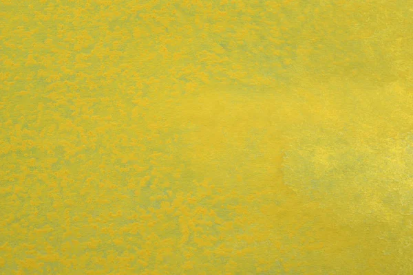 抽象手绘手绘黄色绿色水彩画在白纸背景上飞溅 创意设计模板 — 图库照片