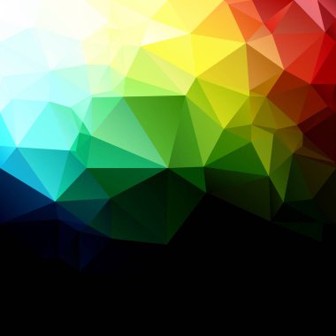 Renkli poligonal mozaik arka plan yaratıcı tasarım şablonları