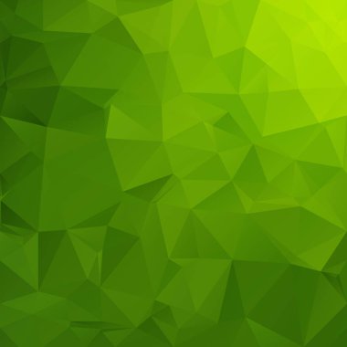Yeşil Çokgen arka plan, yaratıcı tasarım şablonları