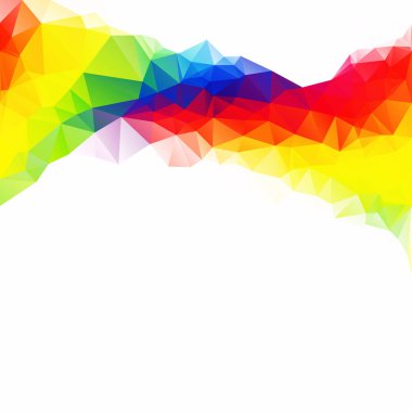 Renkli poligonal mozaik arka plan yaratıcı tasarım şablonları