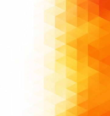 Turuncu Izgara Mozaik Arkaplan, Yaratıcı Tasarım Şablonları