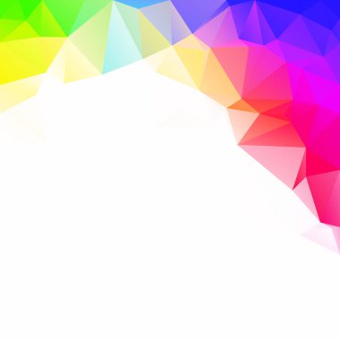 Renkli poligonal mozaik arka plan yaratıcı tasarım şablonları