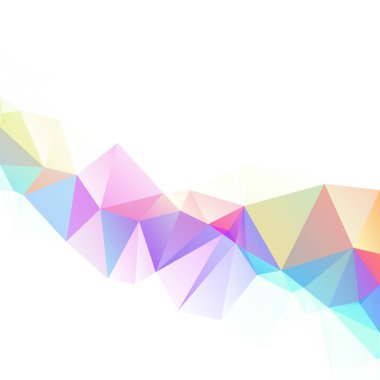Renkli poligonal mozaik arka plan yaratıcı tasarım şablonları