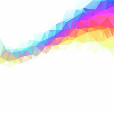 Renkli poligonal mozaik arka plan yaratıcı tasarım şablonları