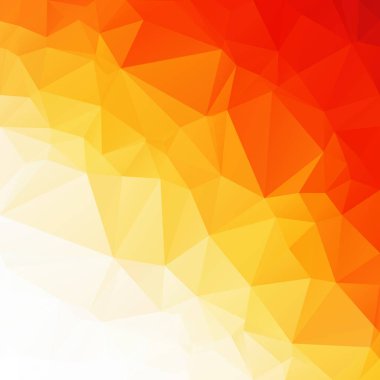 Turuncu poligonal mozaik arka plan yaratıcı tasarım şablonları