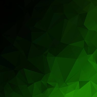 Yeşil Çokgen arka plan, yaratıcı tasarım şablonları