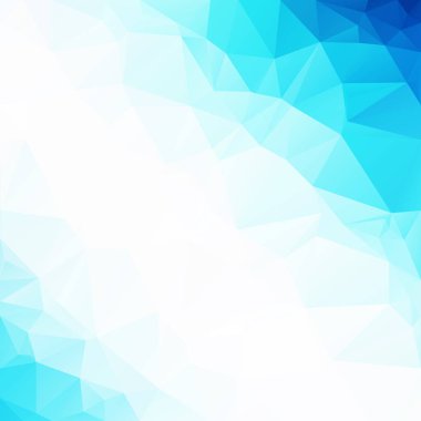 mavi çokgen mozaik arkaplan, yaratıcı tasarım şablonları