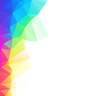 Renkli poligonal mozaik arka plan yaratıcı tasarım şablonları