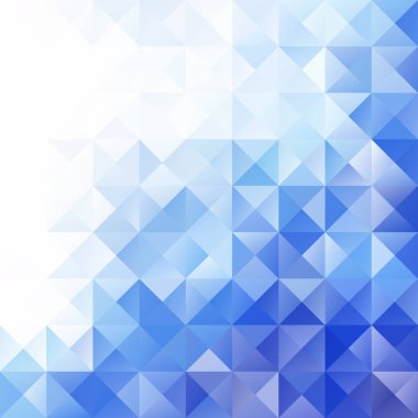 Mavi Izgara Mozaik Arkaplan, Yaratıcı Tasarım Şablonları