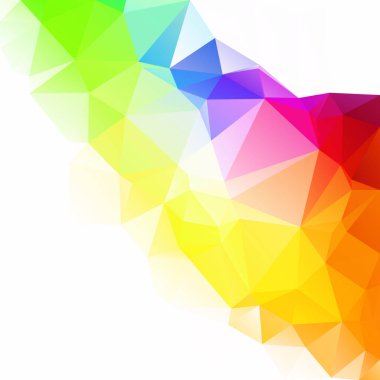 Renkli poligonal mozaik arka plan yaratıcı tasarım şablonları