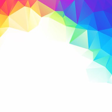 Renkli poligonal mozaik arka plan yaratıcı tasarım şablonları