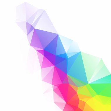 Renkli poligonal mozaik arka plan yaratıcı tasarım şablonları