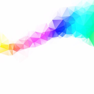 Renkli poligonal mozaik arka plan yaratıcı tasarım şablonları