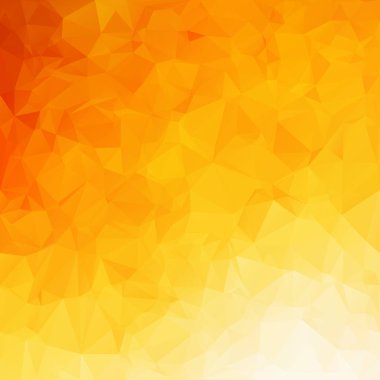 Turuncu poligonal mozaik arka plan yaratıcı tasarım şablonları