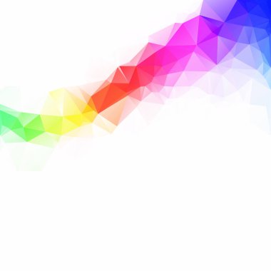 Renkli poligonal mozaik arka plan yaratıcı tasarım şablonları