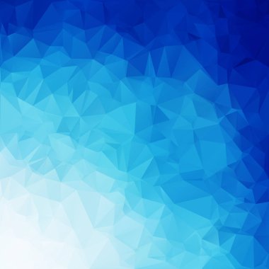 mavi çokgen mozaik arkaplan, yaratıcı tasarım şablonları