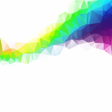 Renkli poligonal mozaik arka plan yaratıcı tasarım şablonları