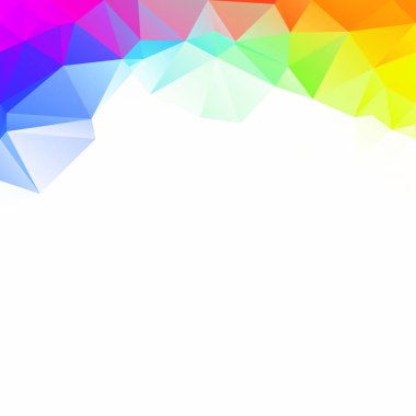 Renkli poligonal mozaik arka plan yaratıcı tasarım şablonları