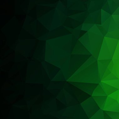 Yeşil Çokgen arka plan, yaratıcı tasarım şablonları